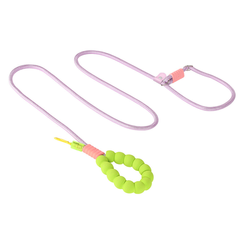 Cross-border new dog leash, cloud bubble foam can be crossed, dog walking rope can be adjusted, and P rope wholesale